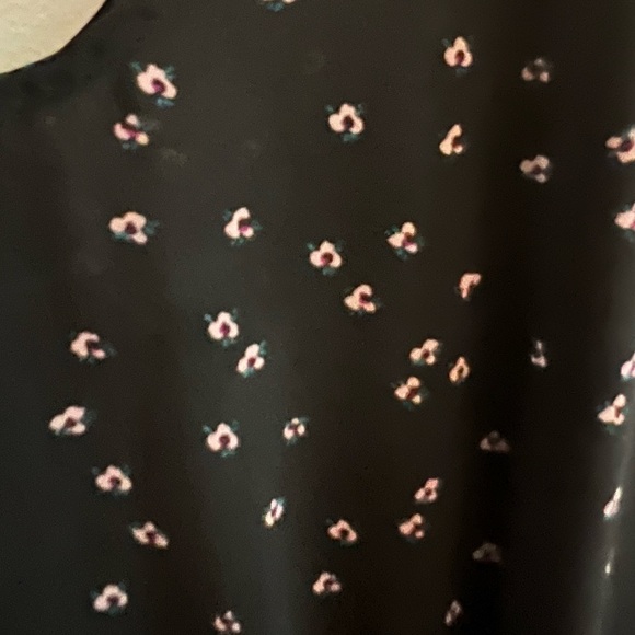 RW&CO dress, black with small flowers - Picture 4 of 5